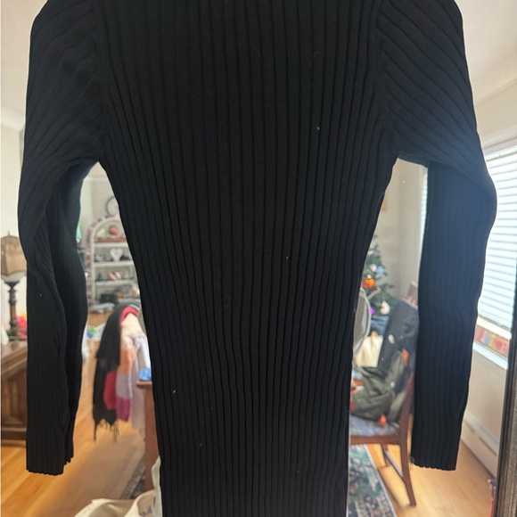 Petal & Pup Black Ribbed Cardigan - Picture 5 of 5